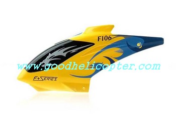 dfd-f106 helicopter parts head cover (yellow color) - Click Image to Close